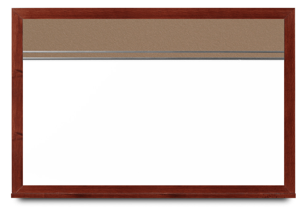 whiteboard with cork panels