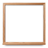 4x4 whiteboard, narrow oak frame