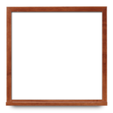 4x4 whiteboard, narrow cherry frame