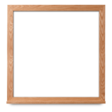 4x4 whiteboard, wide oak frame