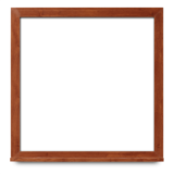 4x4 whiteboard, wide cherry frame