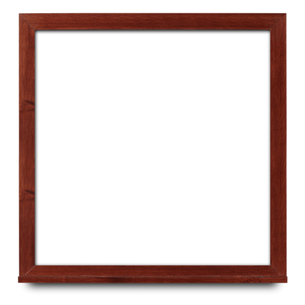 Magnetic Whiteboards with Wide Mahogany Wood Frame