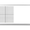 4x12-foot whiteboard with rectangular coordinates on left side