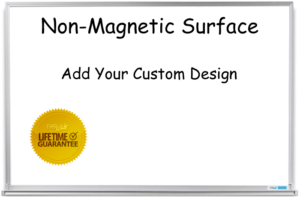 custom printed non-magnetic whiteboard