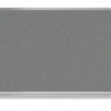 4x12 cork bulletin board, fog colored cork, aluminum frame