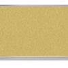 4x12 cork bulletin board, sand colored cork, aluminum frame