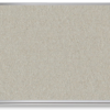 cork bulletin board, whitestone colored cork, 4x12, aluminum frame