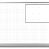 1-inch ghost dots whiteboard, 4x6, 4x8, with inset view of dots