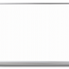 whiteboard with 1-inch ISO pattern ghosted below surface, 4x6, 4x8 frame