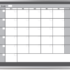 1-Month Whiteboard Calendar - Gray - Non-Magnetic