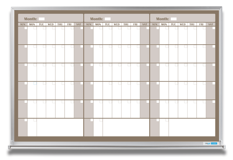 3 Month Whiteboard Calendar Customize And Print 3 Month Whiteboard Calendar Customize And Print