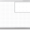 3x4 whiteboard with 1-inch ghost dot pattern