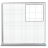 4x6 whiteboard with 1-inch ghost grid