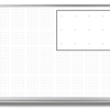 4x6 whiteboard with 1-inch ghost dot grid