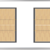 volleyball coaching whiteboard - 3x4