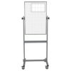 portable whiteboard with 1-inch ghost grid printed on both sides, 36x24 inch surfaces