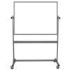 two sided rolling whiteboard with 36x48 inch surfaces
