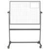 portable whiteboard with 2-inch ghost dot grid printed on both sides, 36x48 inch surfaces