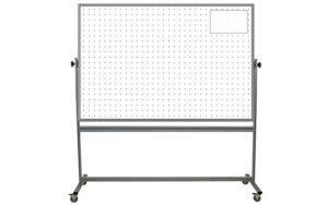 portable whiteboard with 2-inch ghost dot grid printed on both sides, 48x72 inch surfaces