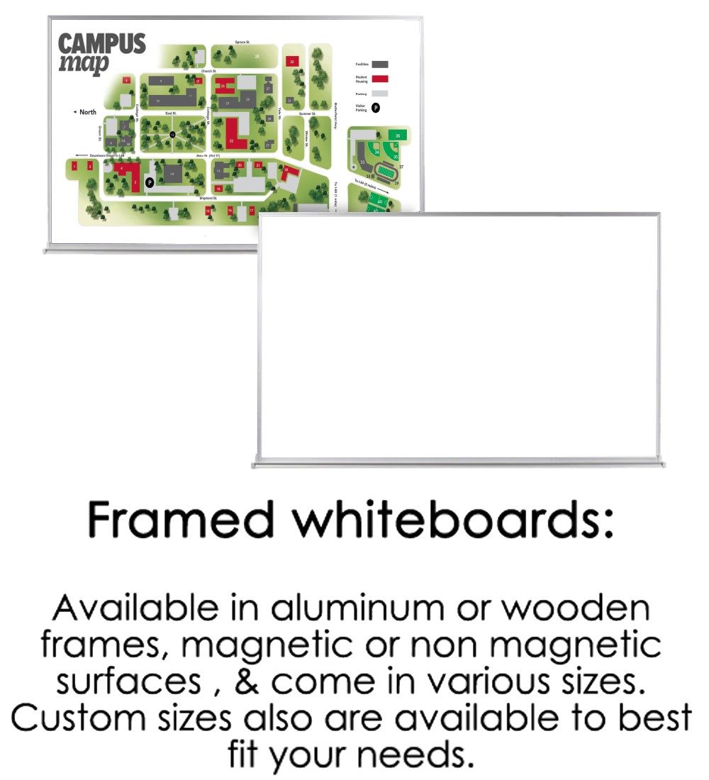 Framed Whiteboards
