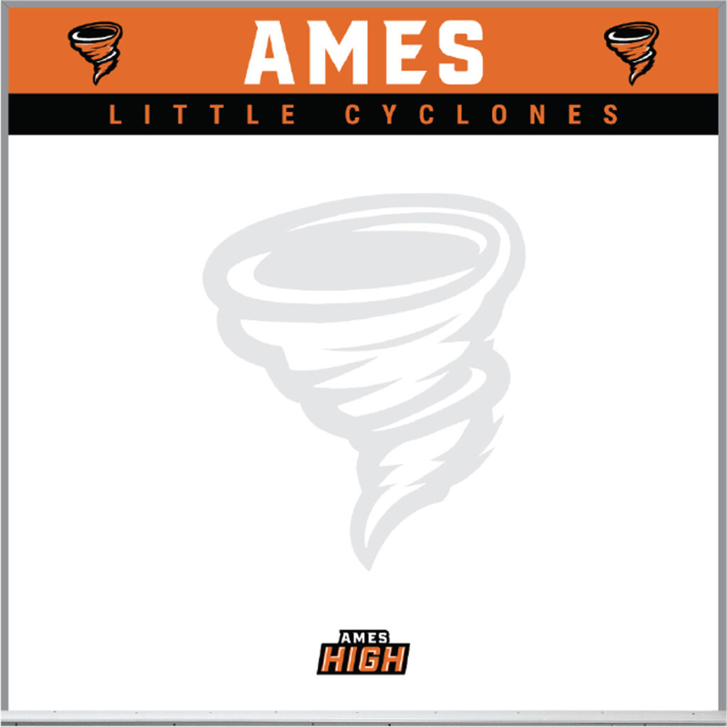 Ames Custom Printed Athletics Whiteboard