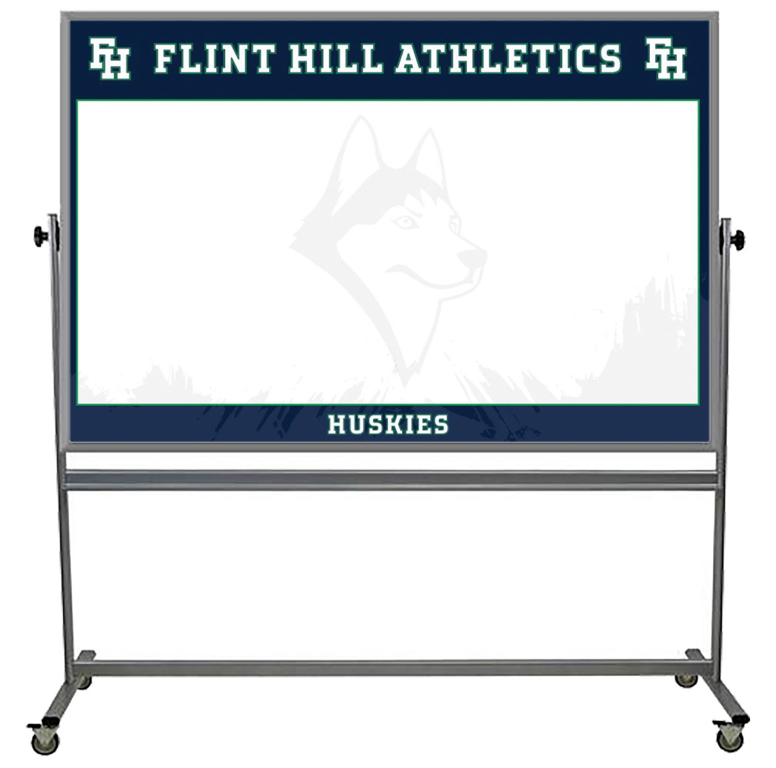 school athletics custom printed mobile whiteboard
