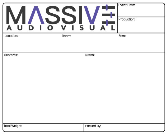 custom designed dry erase surface - stick-on, for audio visual company