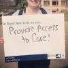 custom printed dry erase surface for college health care service