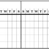 high school whiteboard calendar - custom printed