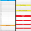 university football game plan dry erase surface - stick-on