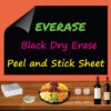 Plain Black Re-Stic Dry Erase Surface